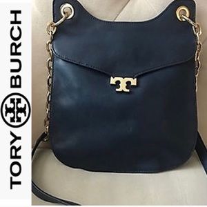 TORY BURCH MEGAN LAMBSKIN CROSSBODY BAG